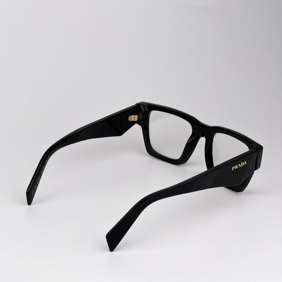 Prada PRA06S Eyeglasses – Black Square Frame  | Model 16K08N - Picture 4 of 9